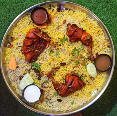 Chicken Biryani served by Heartfelt Catering